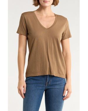 Madewell Softfade V-Neck Tee - Blue