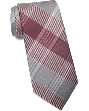 Calvin Klein Paloma Plaid Tie - Purple