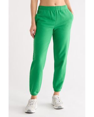 Beyond Yoga On The Go Cotton Blend Sweatpants - Green