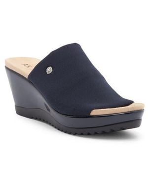 Anne Klein Rellin Wedge Sandal - Blue