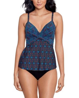 Miraclesuit Romani Allura Tankini Top - Blue