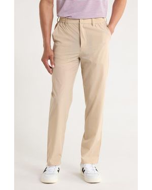 Quiet Golf Nylon Golf Pants - Natural