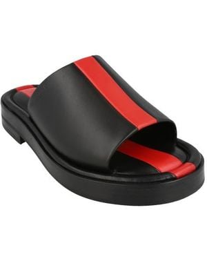 Ferragamo Facundo Slide Sandal - Red
