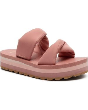 Sanuk Yoga Twist 'N Slide Sandal - Pink