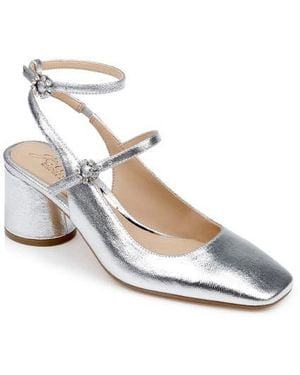 Badgley Mischka Keilani Ankle Strap Mary Jane Pump - White