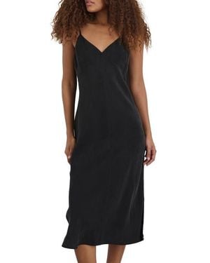 Alex Mill Carly Cupro Blend Slipdress - Black