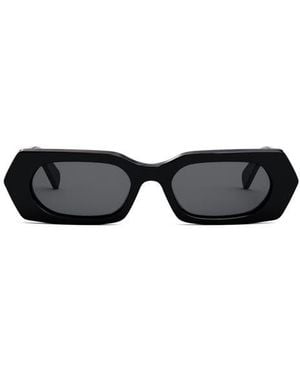 Celine Bold 3 Dots 51Mm Rectangular Sunglasses - Black