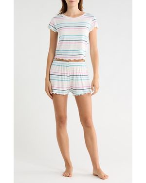 Abound After Hours Short Pajama Set - White