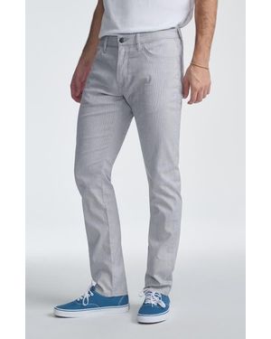 Mavi Jake Micro Stripe Slim Fit Pants - Blue