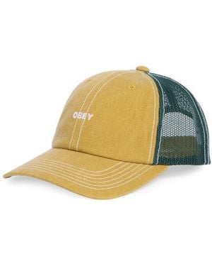 Obey Bold Pigment Trucker Hat - Yellow