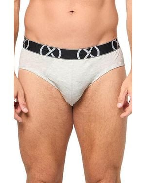 2xist 4-Pack Briefs - Gray