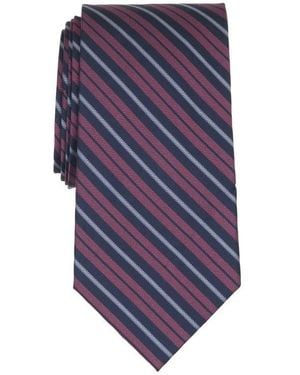Brooks Brothers Double Stripe Tie - Blue