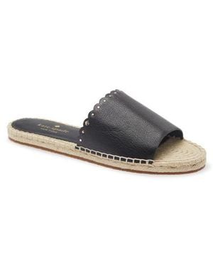 Kate Spade Gabriela Espadrille Slide Sandal - Gray