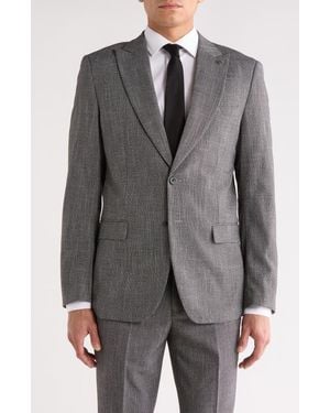 Tahari Slim Fit Blazer - Gray