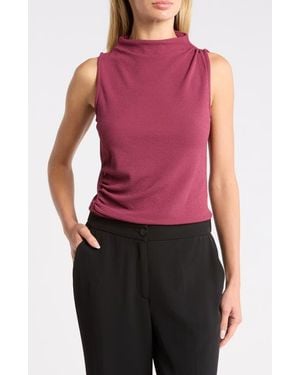 DR2 by Daniel Rainn Textured Boat Neck Sleeveless Top