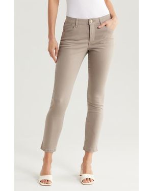 Wit & Wisdom 'Ab'Solution High Waist Ankle Skinny Pants - Natural