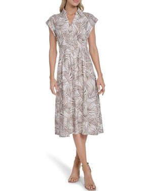 Tommy Hilfiger Pleated Shirtdress - Multicolor