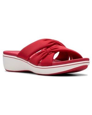 Clarks Breezerae Ava Sandal - Red