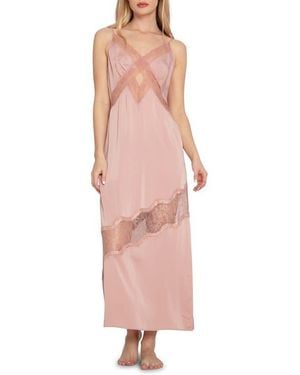 Belle & Bloom Heavenly Bodies Lace Slipdress - Pink