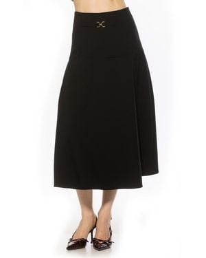 Alexia Admor Esres Flared Midi Skirt - Black