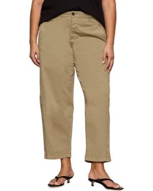 Sanctuary Cruiser Stretch Cotton Crop Pants - Natural