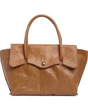 Lucky Brand Rach Leather Tote - Brown