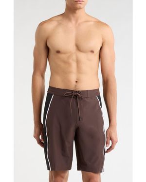 RVCA Retract Swim Trunks - Brown