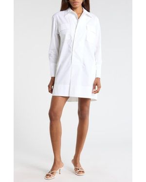 A.L.C. Jori Cotton Shirtdress - White