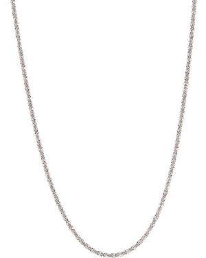 Best Silver Sterling Twisted Chain Necklace - Metallic