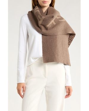 Givenchy Double G Jacquard Oblong Scarf - White