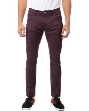 Xray Jeans Skinny Fit Twill Jeans - Purple