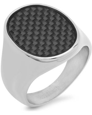 Steeltime Signet Ring - Metallic
