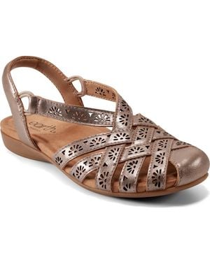 Earth Briel Lasercut Sandal - Brown