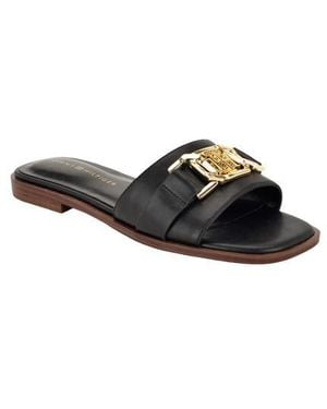 Tommy Hilfiger Trulei Slide Sandal - Black