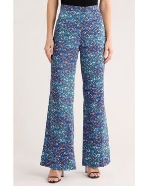 Sandro Donelo Wide Leg Pants - Blue