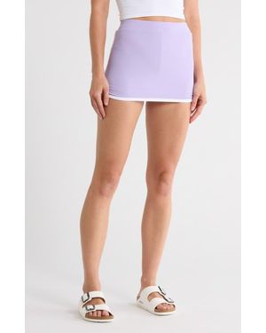 Florence By Mills Ribbed Skort - Purple