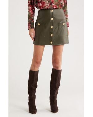L'Agence Truman Mini Skirt - Green