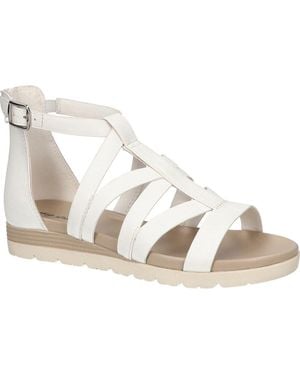 Easy Street Vila Faux Leather Sandal - White