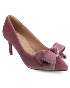 Journee Collection Crystol Pump - Purple