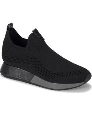 BareTraps Pringer Knit Slip-On Sneaker - Black