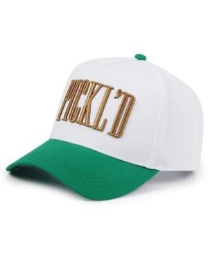 David & Young Pickl'D Embroidered Cotton Baseball Cap - Green