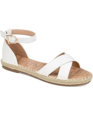 Journee Collection Journee Lyddia Espadrille Sandal - Metallic