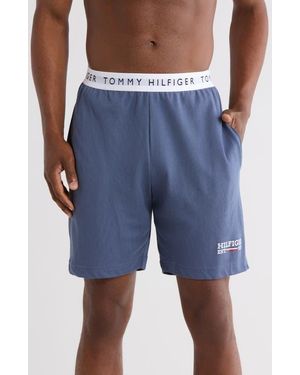 Tommy Hilfiger Piqué Lounge Shorts - Blue