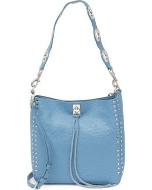 Rebecca Minkoff Darren Small Studded Feed Bag - Blue