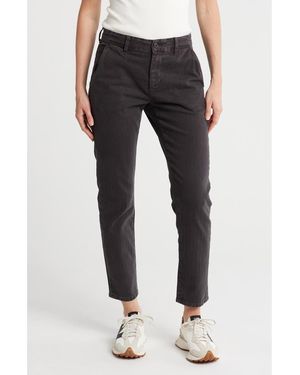 AG Jeans Caden Crop Twill Pants - Gray