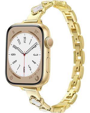 BCBGMAXAZRIA Universal Fit Clover Bangle Apple Watch Watchband - Blue
