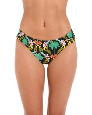Sunshine 79 Mirage Shirred Side Bikini Bottoms - Green
