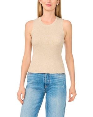 Halogen® Rib Sweater Tank - Blue