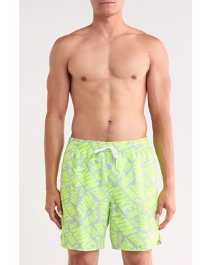 Nike Tossed Swim Trunks - Green