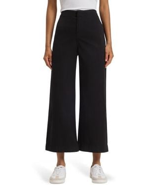 BOSS Tahiana High Waist Wide Leg Pants - Black